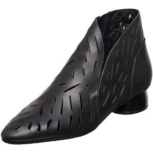 Antelope Women's Ren Laser Leather Heel Boots SZ 36